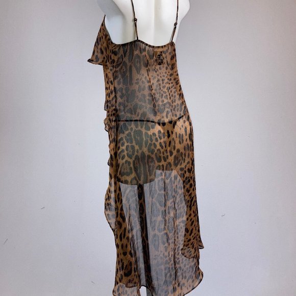 Unif WAVE Leopard Print Asymmetrical Tank Top - Picture 5 of 8